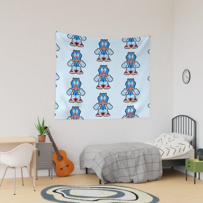 Chibi Sonic The Hedgehog Tapestry Official Sonic Merch