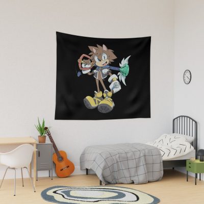 Shadow The Hedgehog Vintage Tapestry Official Sonic Merch