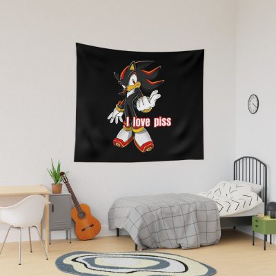 Shadow The Hedgehog I Love Piss Tapestry Official Sonic Merch