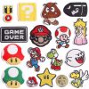 16pcs Sonic Patches Cartoon Anime Iron on Patches for Clothing Thermoadhesive Patches on Clothes Jacket Sew 3 - Sonic Merch Store