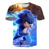 2023 New Green Sonic Tshirt Kids Clothes Boys Cartoon Game Super Sonic Boys Clothes Men Women 14 - Sonic Merch Store