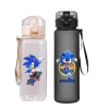 530 560ML Anime Cartoon Sonic The Hedgehog Water Bottle with Time Marker Portable Reusable Plastic Cups - Sonic Merch Store