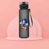 530 560ML Anime Cartoon Sonic The Hedgehog Water Bottle with Time Marker Portable Reusable Plastic Cups 3 - Sonic Merch Store