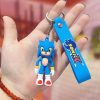 Anime Cartoon Sonic The Hedgehog Keychain Cute Doll Keyring Bag Pendant Couple Car Keyholder Creative Bag - Sonic Merch Store