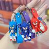 Anime Cartoon Sonic The Hedgehog Keychain Cute Doll Keyring Bag Pendant Couple Car Keyholder Creative Bag 2 - Sonic Merch Store