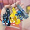 Anime Cartoon Sonic The Hedgehog Keychain Cute Doll Keyring Bag Pendant Couple Car Keyholder Creative Bag 3 - Sonic Merch Store