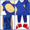 Anime Sonic The Hedgehog Costume Kids Fantasy Speed Cospaly Jumpsuit with White Gloves Gift Children Halloween 4 - Sonic Merch Store