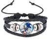 Cartoon Anime Cartoon Sonic The Hedgehog Black Multi layer Bracelet for Men Women Braided Summer Bracelet - Sonic Merch Store