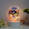 Cartoon Night Light SonicTheHedgehog Game Surrounding High value Fashion Creative Hand made Decoration Birthday Gift for 2 - Sonic Merch Store