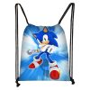 Kawaii Sonic Hedgehog Drawstring Bag Cartoon Kids Portable Backpacks Students Backpack Schoolbag Foldable Travel Shopping Bags 3 - Sonic Merch Store
