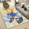 S Sonic Mat Decoration Room Carpet Living Room Anime Carpet Home Cute Carpet Decoration Customized Carpet 4 - Sonic Merch Store