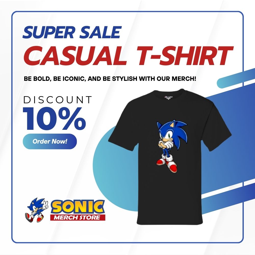Sonic Merch Store T-shirt Collection