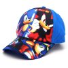 Sonic The Hedgehog Baseball Cap Cartoon Comic Children s High Quality Handsome Hip Hop Print Boys 1 - Sonic Merch Store