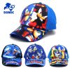 Sonic The Hedgehog Baseball Cap Cartoon Comic Children s High Quality Handsome Hip Hop Print Boys - Sonic Merch Store