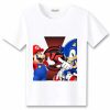 Sonic The Hedgehog Cartoon Short sleeved New High value Creative Peripheral Couple Outfit Summer Cotton Short 4.jpg 640x640 4 - Sonic Merch Store
