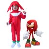 Sonic the Hedgehog Cartoon Child Knuckles Costumes Halloween Cosplay Jumpsuit Onesie Outfit Pretend Play Dress Up 2 - Sonic Merch Store