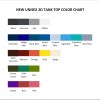 tank top color chart - Sonic Merch Store